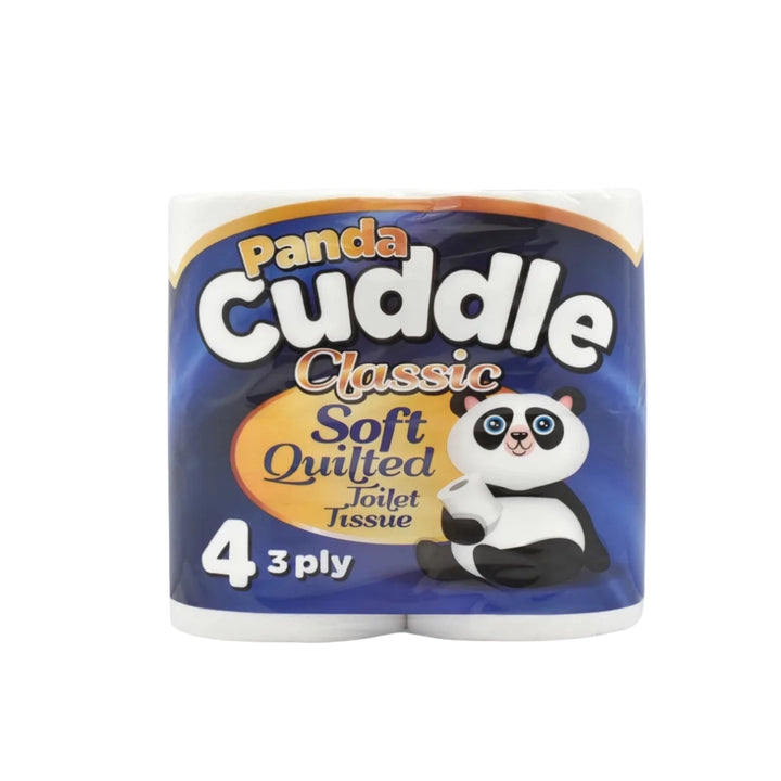 Panda Cuddle Classic Soft Toilet Tissue 3ply x4