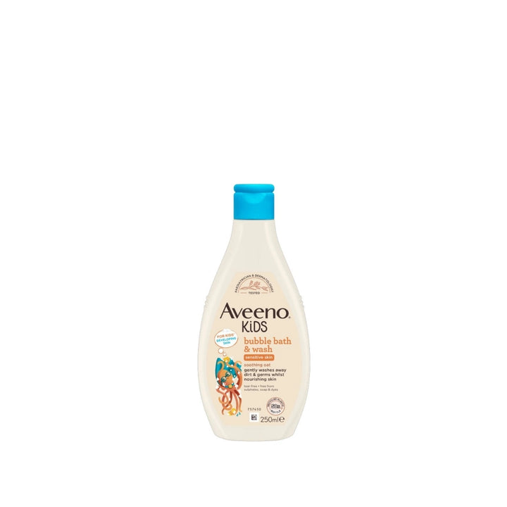 Aveeno Kids Bubble Bath & Wash Sensitive Skin 250ml
