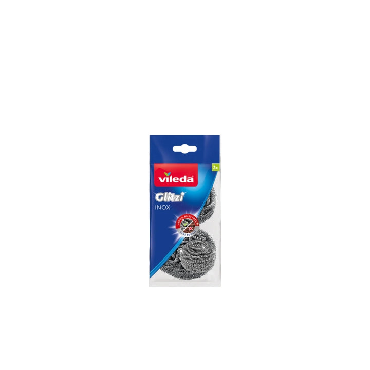 Vileda Glitzi Heavy Duty Scourer Inox X2