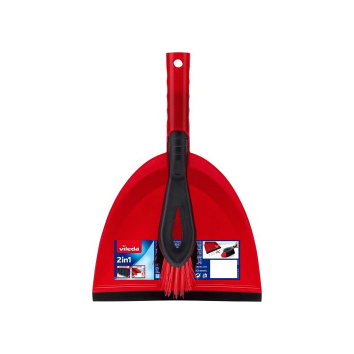 Vileda 2in1 Dustpan & Brush Set