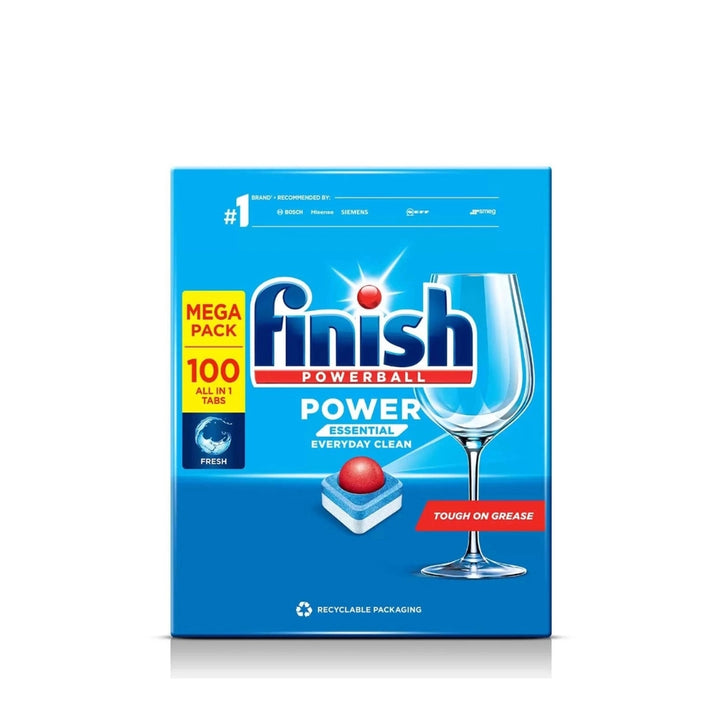Finish Power Essential Dishwasher Tablets | Regular | 100 Tabs