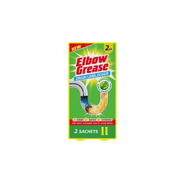 Elbow Grease Drain Unblocker x2