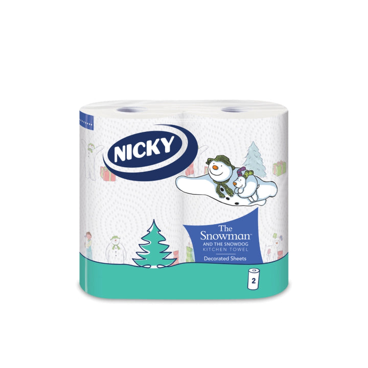 Nicky Snowman Kitchen Towel  2Roll