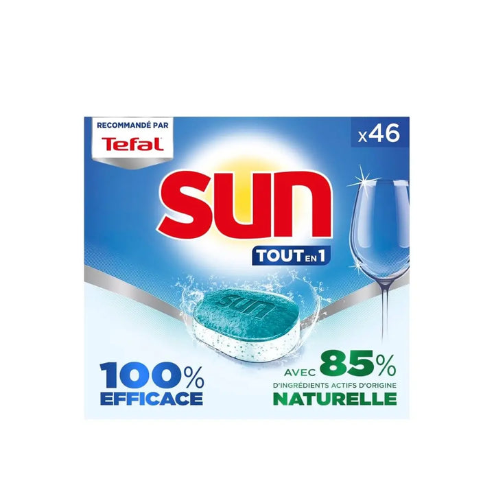 Sun Tout en 1 Dishwasher Tablets - 46 Tabs