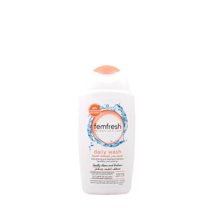 Femfresh Daily Intimate Wash with Aloe Vera & Calendula Extracts - 250 ml