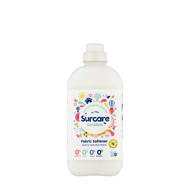 Surcare Sensitive Fabric Conditioner 0% Fragrance Dyes Acids - 750ml (21 Washes)