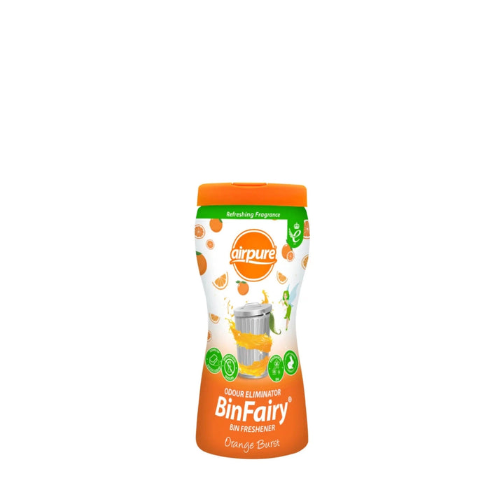 Airpure BinFairy Odour Eliminator Bin Freshener Orange Burst 500g