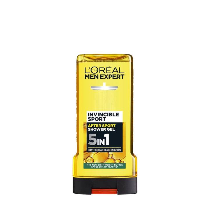 L'Oréal Men Expert Invincible Sport 5 in 1 After Sport Shower Gel - 300 ml