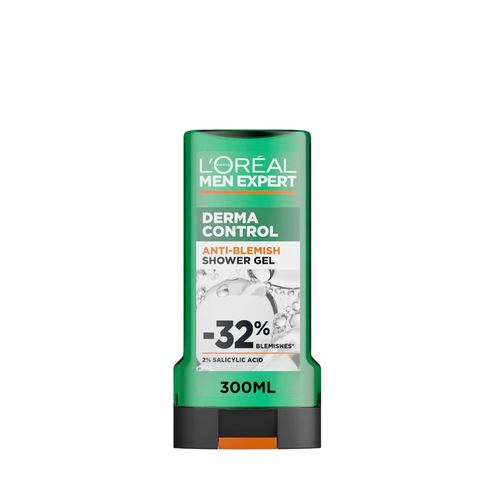 L'Oréal Men Expert Derma Control Anti-Imperfection Shower Gel (2% Salicylic Acid) - 300ml