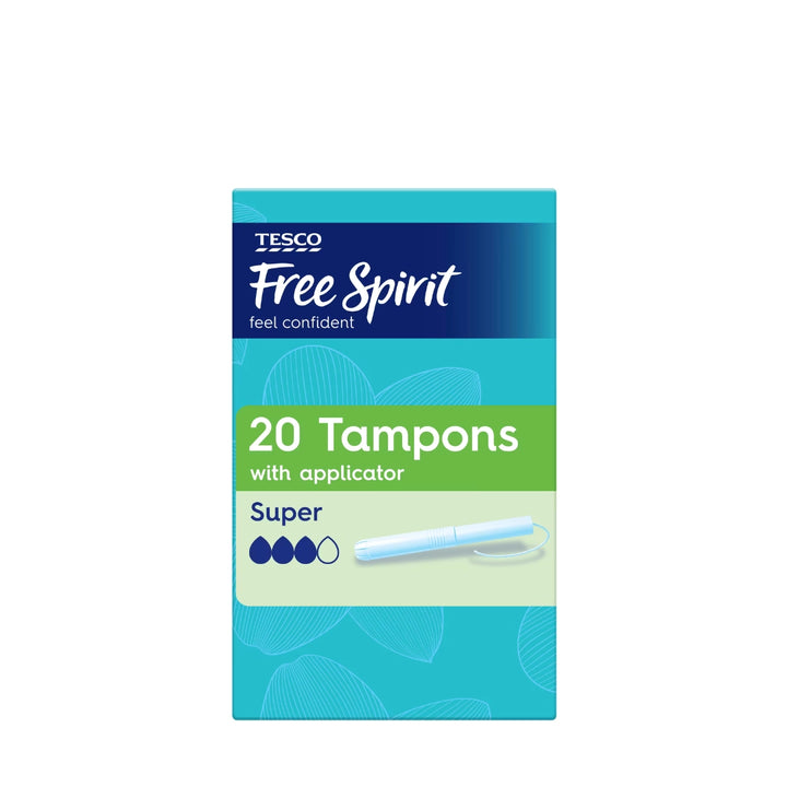 Tesco Free Spirit Super Applicator Tampons - 20 Pack