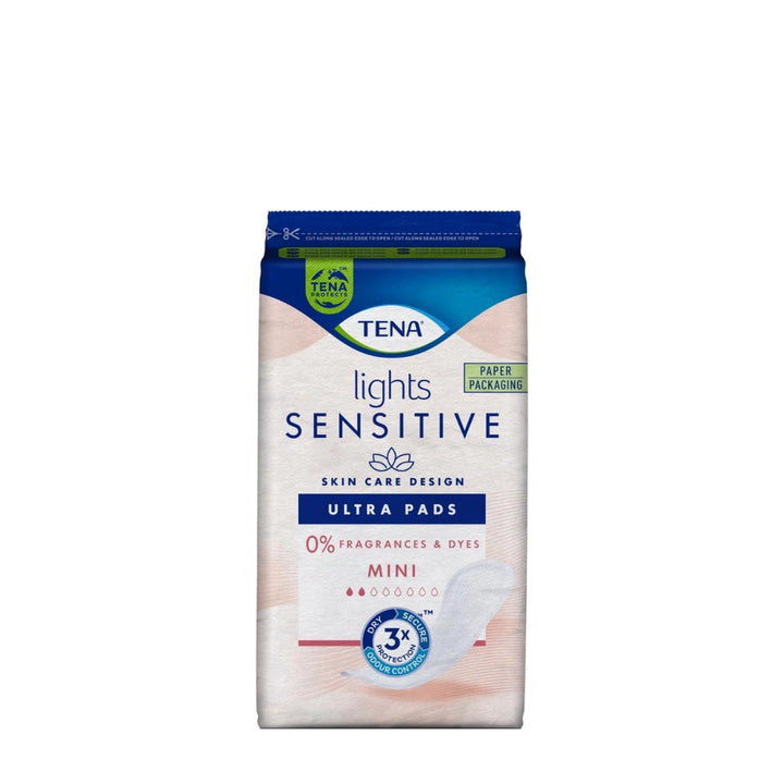 TENA Lights Sensitive Mini Ultra Pads - 20 Pack