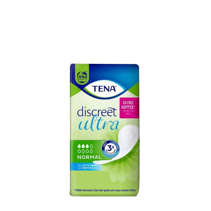 TENA Discreet Ultra Normal Towels - 16 Pack