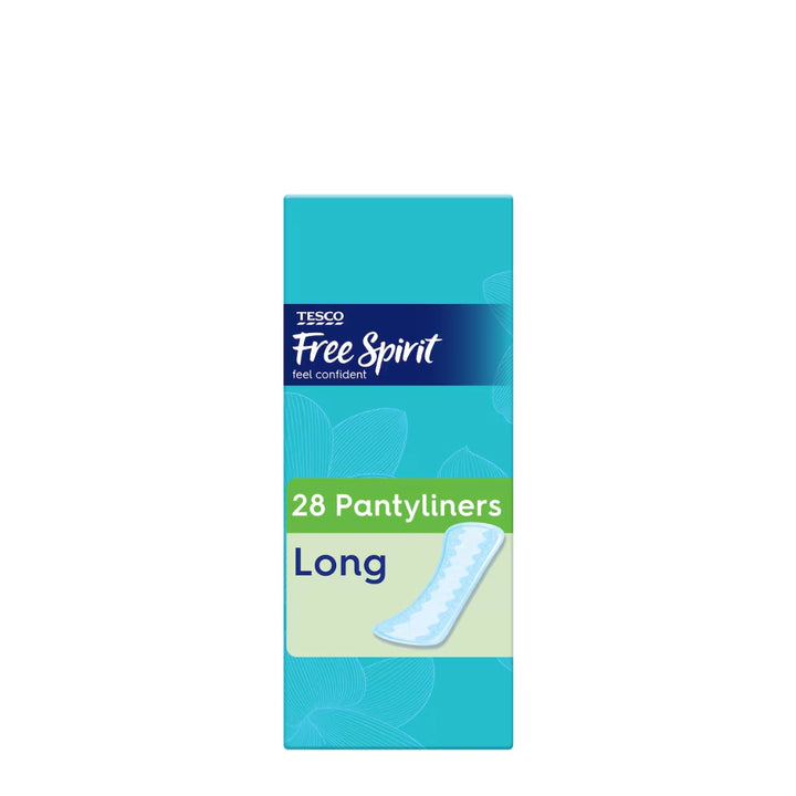 Tesco Free Spirit Long Pantyliners - 28 Pack