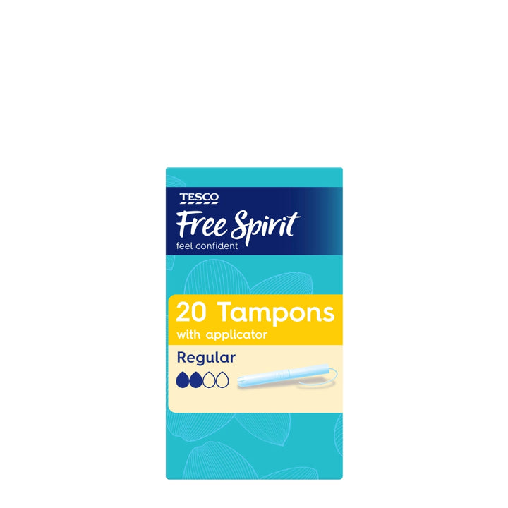 Tesco Free Spirit Regular Applicator Tampons - 20 Pack
