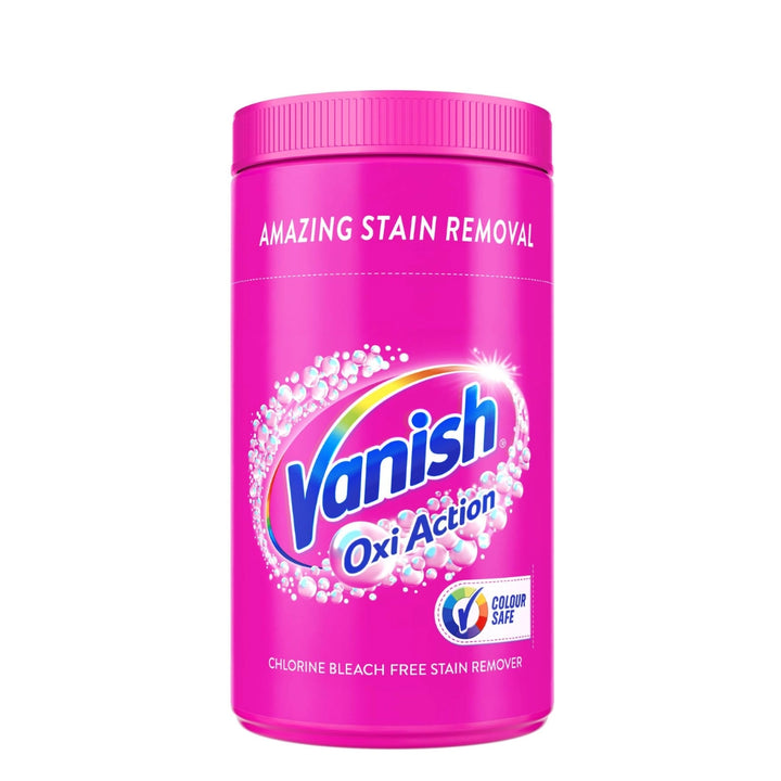 Vanish Oxi Action Colour Safe Chlorine Bleach Free Stain Remover Powder Tub - 2.1kg