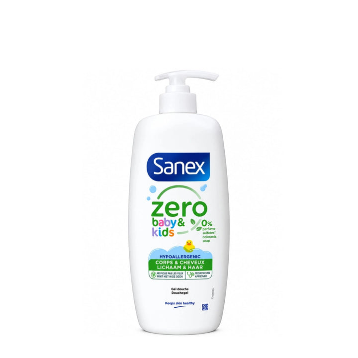 Sanex Zero% Baby & Kids Hypoallergenic Body & Hair Shower Gel -700ml