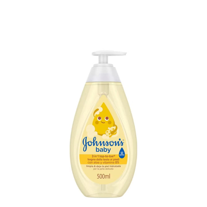Johnson's Baby 3 in 1 Top-To-Toe Wash with Aloe & Vitamin B5 - 500ml