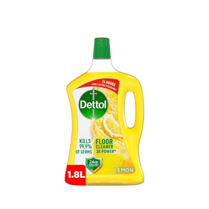 Dettol Floor Cleaner 3X Power Lemon - 1800ml
