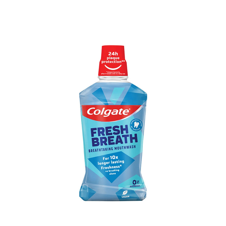 Colgate Fresh Breath Breathtaking Mouthwash 0% Alcohol 500ml