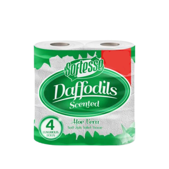 Softesse Daffodils Aloe Vera Scented Toilet Tissue 4 Rolls