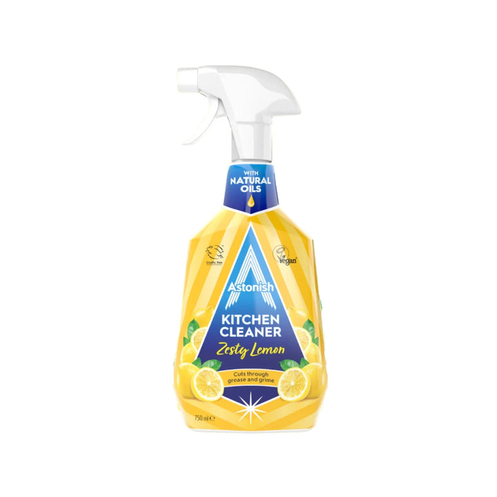 Astonish Kitchen Cleaner Multi Purpose Spray Zesty Lemon 750ml