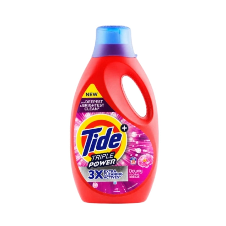 Tide Triple Power Liquid Laundry Detergent + Downy Floral Breeze 1.8 L