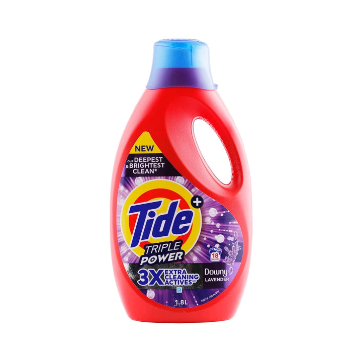 Tide Triple Power Liquid Laundry Detergent + Downy Lavender 1.8 L
