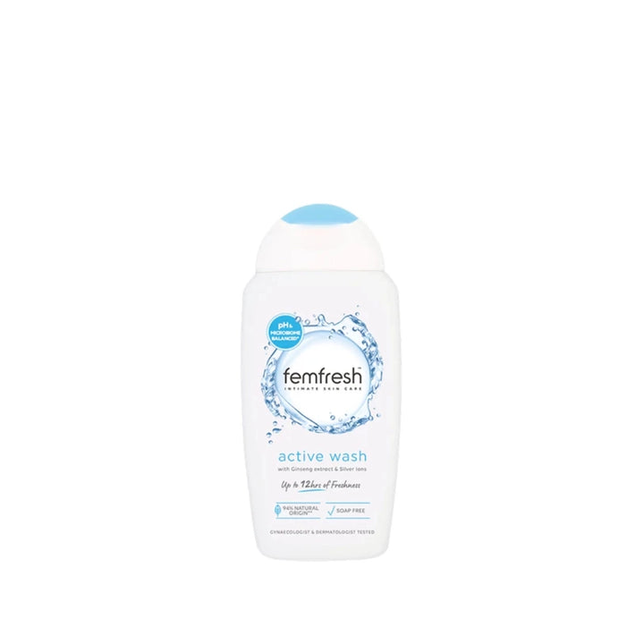Femfresh Active Wash With Ginseng Extracts & Silver Icons 250ml