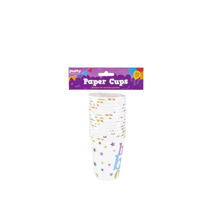 Jaunty Paper Cups x15