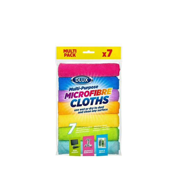 DLux Multi-purpose Microfibre Cloths x7