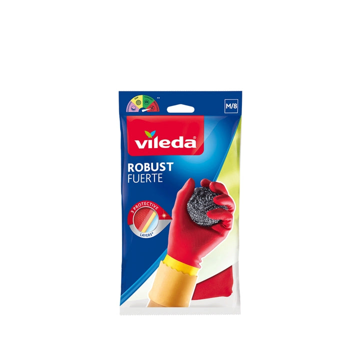 Vileda Robust 3 Layer Rubber Gloves