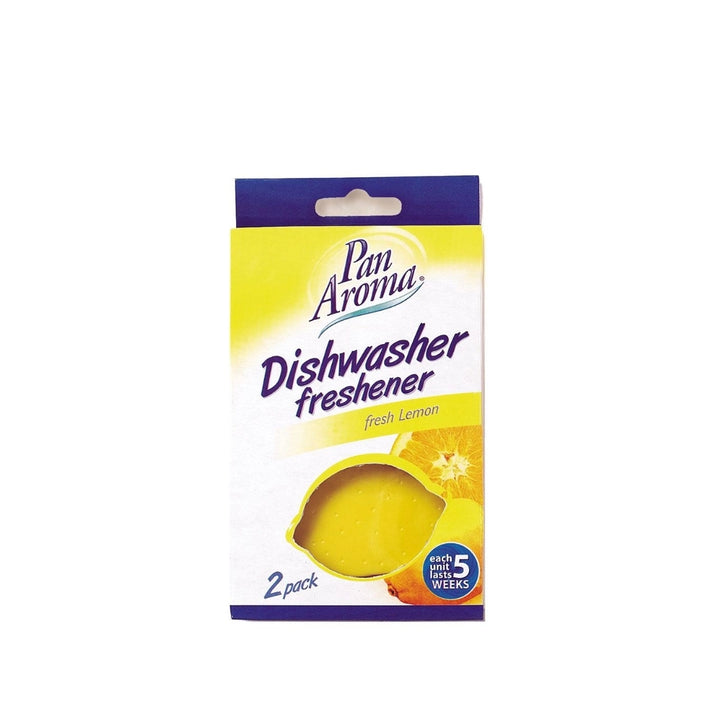 Pan Aroma Fresh Lemon Dishwasher Freshener 2 Pack