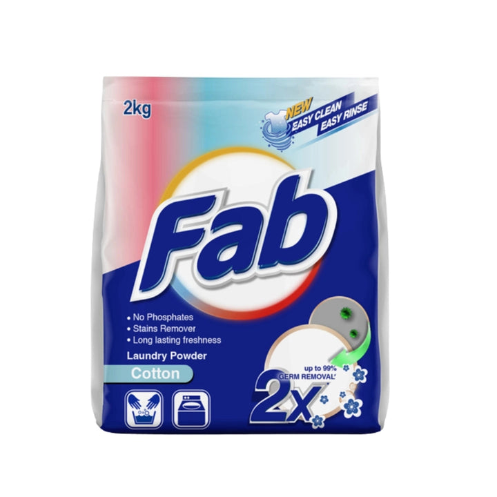 Fab Powder Detergent Cotton 2kg
